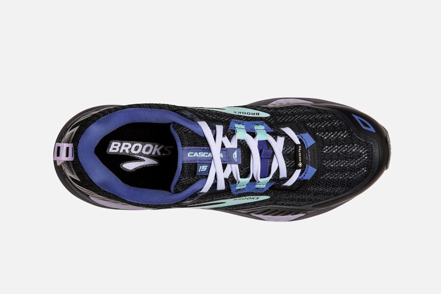 Brooks Cascadia 15 Gtx Trail Löparskor Dam - Svarta/Blå - 1794-MSNHJ